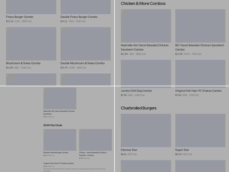 Hardee’s Menu