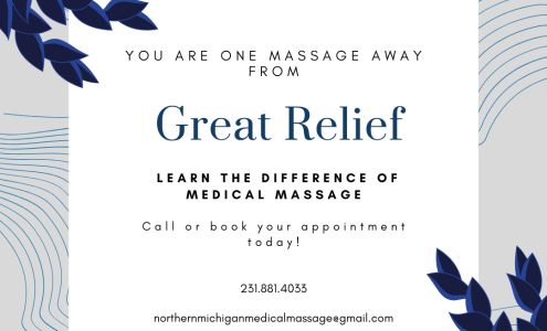 Northern Michigan Medical Massage 8482 M-119, Harbor Springs Michigan 49740