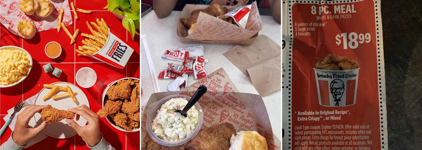 KFC Menu