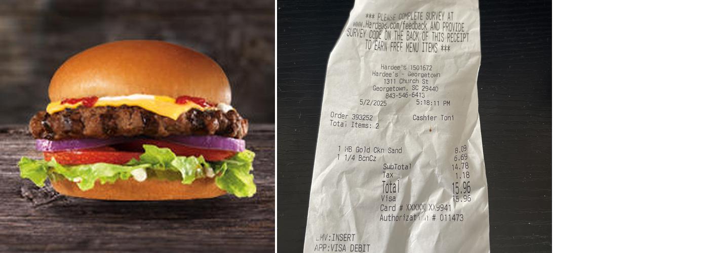 Hardee’s Menu