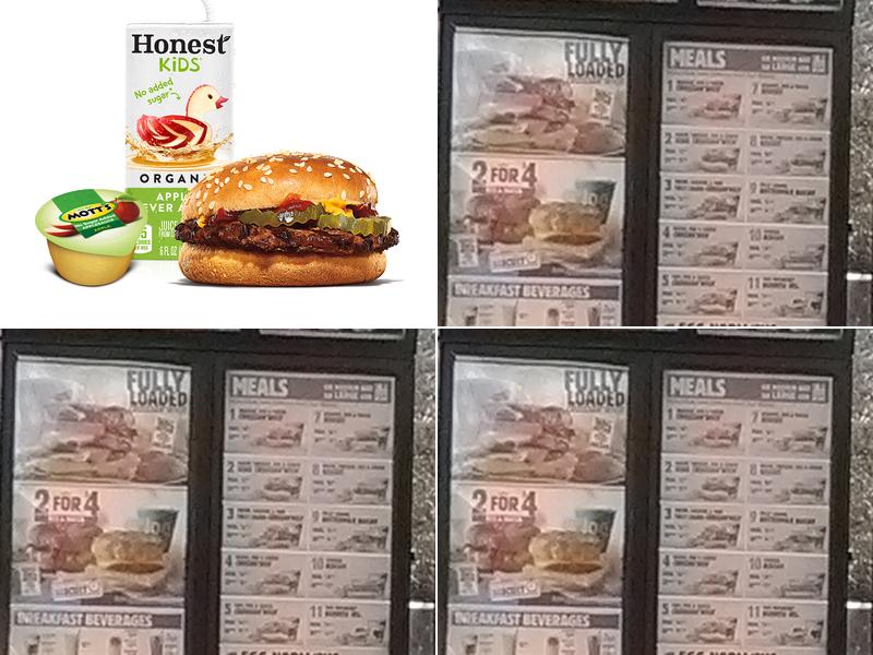 Burger King Menu