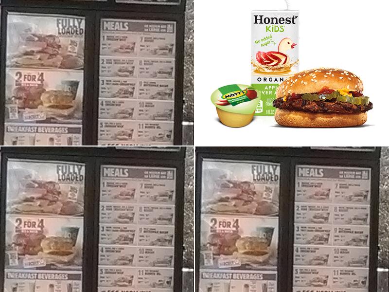 Burger King Menu
