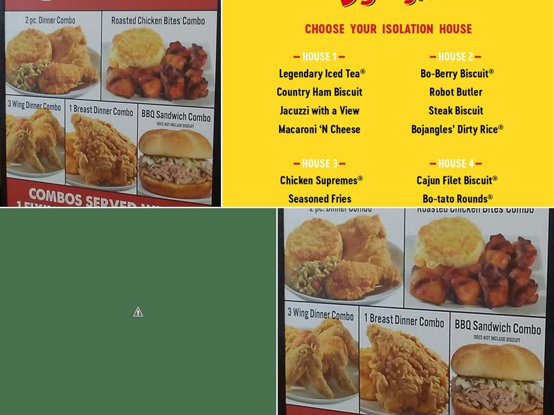 Bojangles Menu