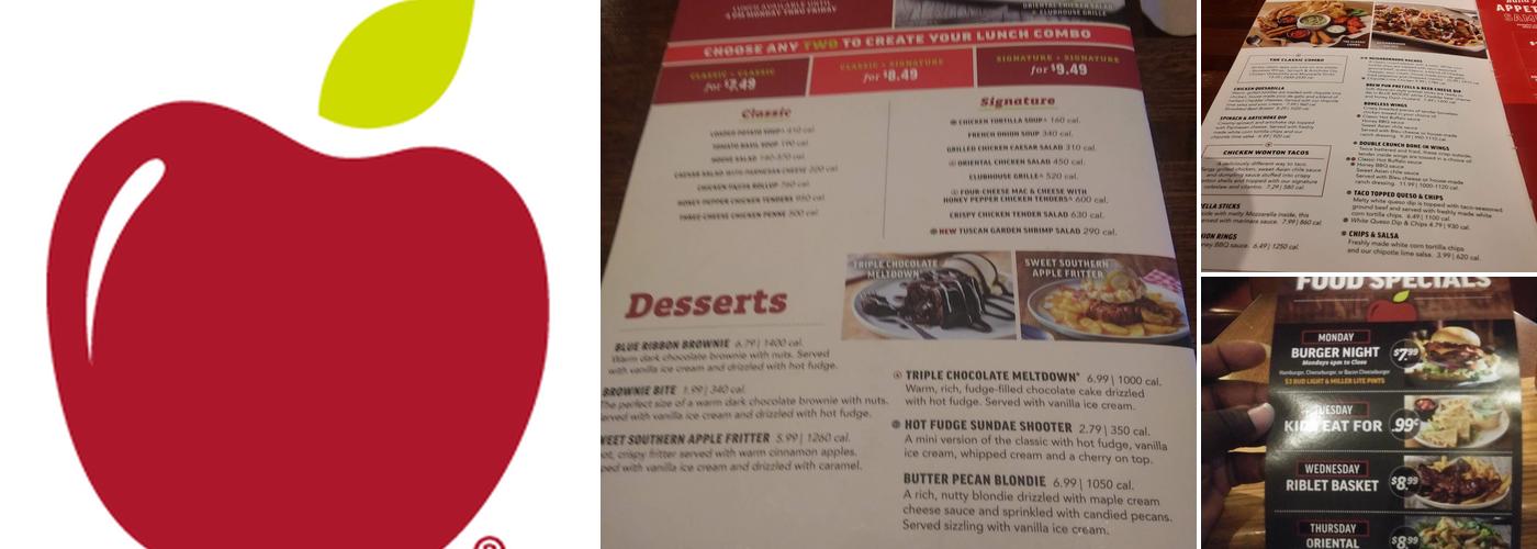 Applebee's Grill + Bar Menu