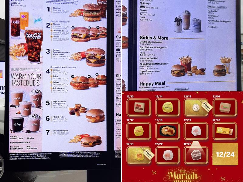 McDonald's Menu
