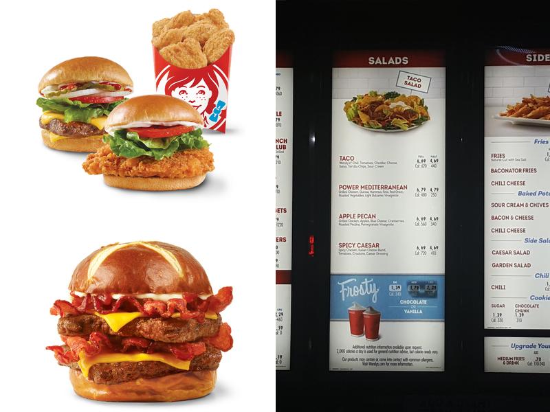 Wendy's Menu
