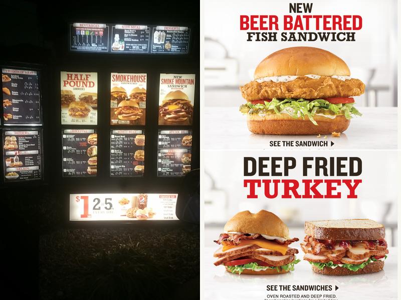 Arby's Menu