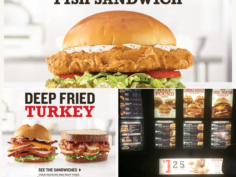 Arby's Menu