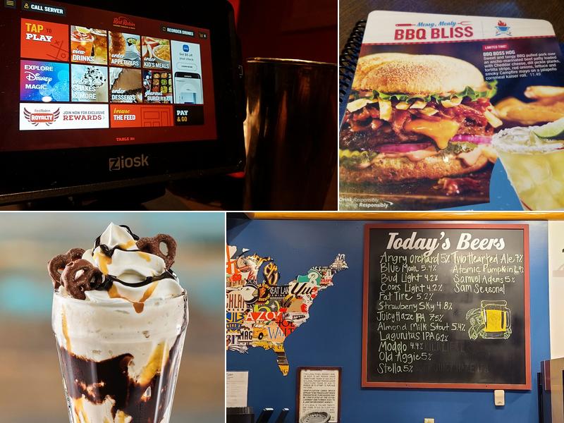Red Robin Gourmet Burgers and Brews Menu