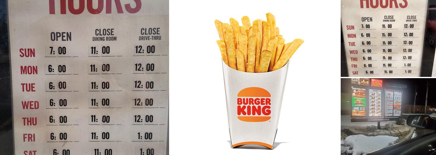 Burger King Menu