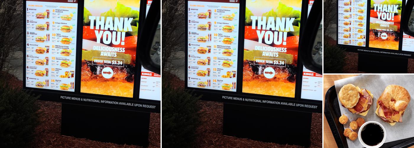 Burger King Menu