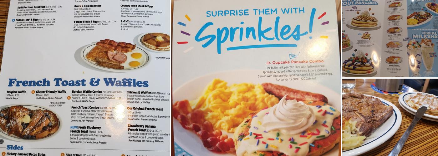 IHOP Menu