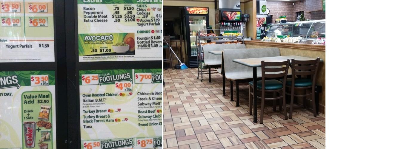 Subway Menu