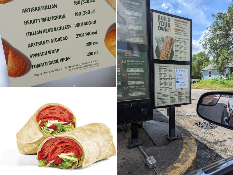 Subway Menu