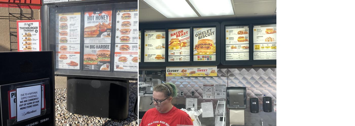 Hardee’s Menu