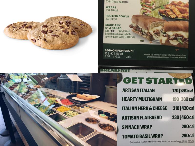 Subway Menu