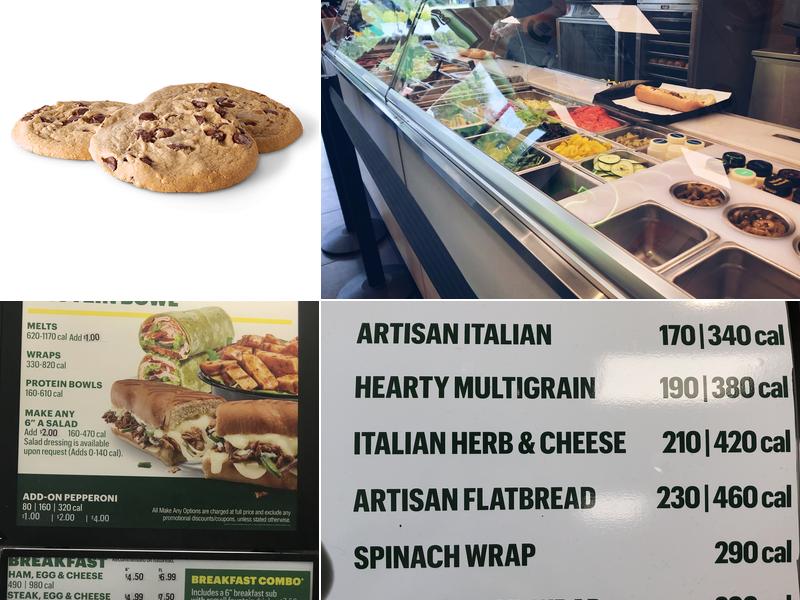 Subway Menu