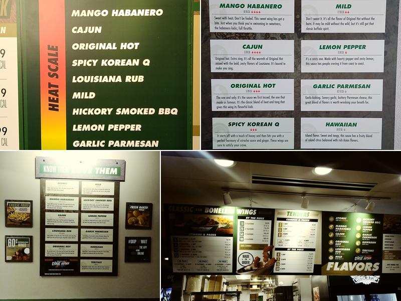 Wingstop Menu
