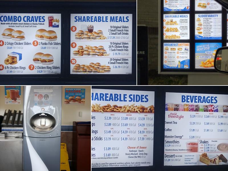 White Castle Menu