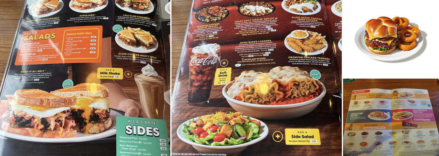 Denny's Restaurant Menu