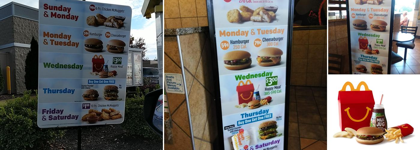 McDonald's Menu