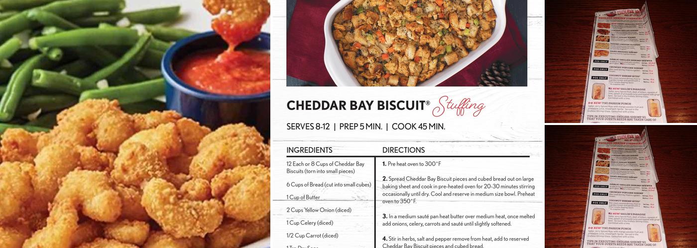 Red Lobster Menu