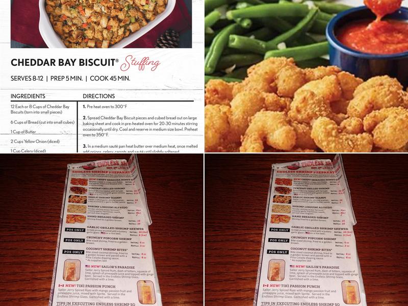 Red Lobster Menu
