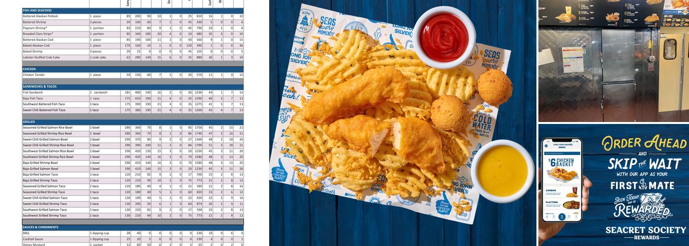 Long John Silver's Menu