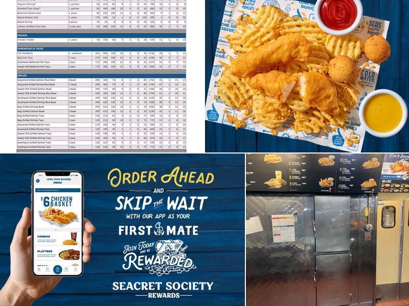 Long John Silver's Menu