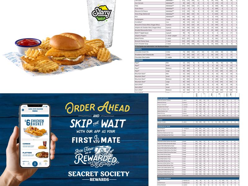 Long John Silver's Menu