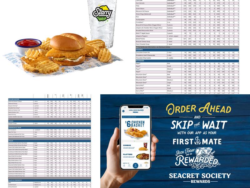 Long John Silver's Menu