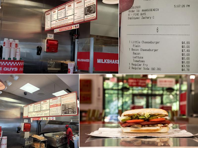 Five Guys Menu
