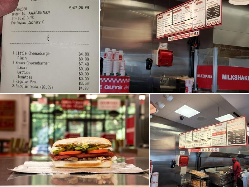 Five Guys Menu