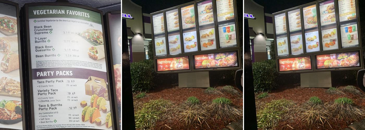 Taco Bell Menu