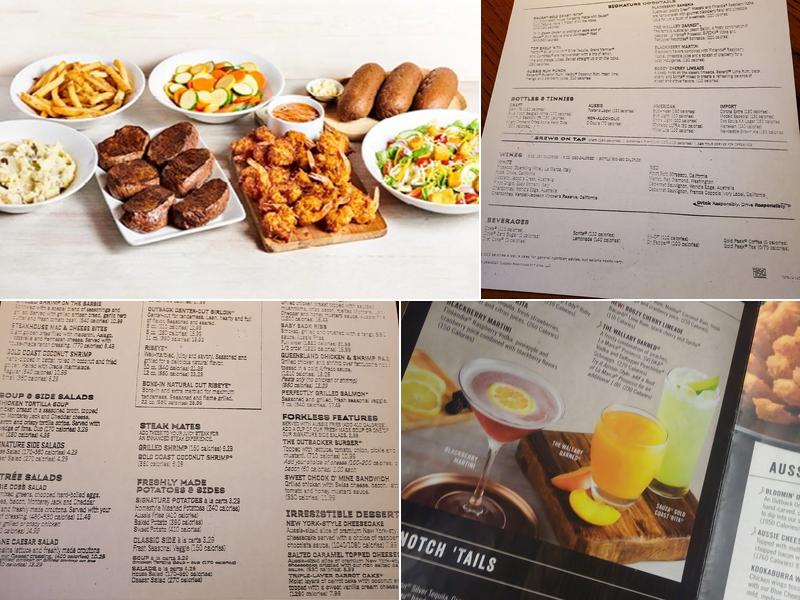 Outback Steakhouse Menu