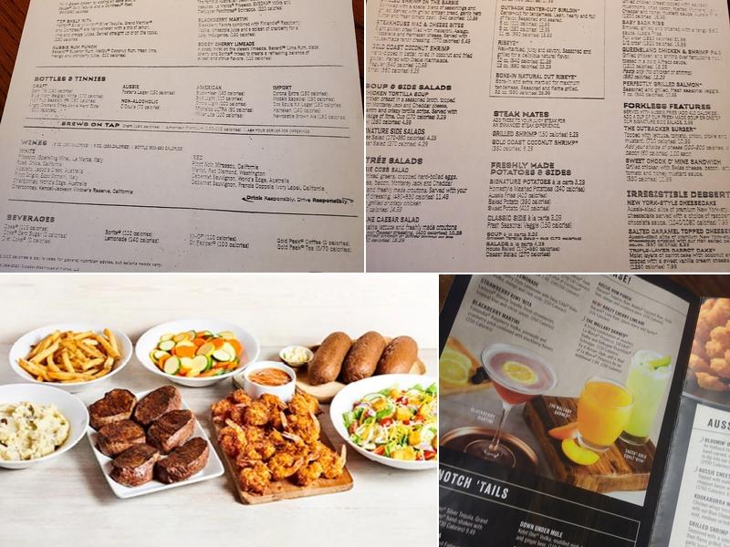 Outback Steakhouse Menu