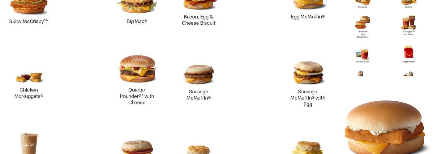 McDonald's Menu