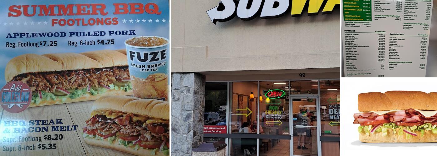 Subway Menu