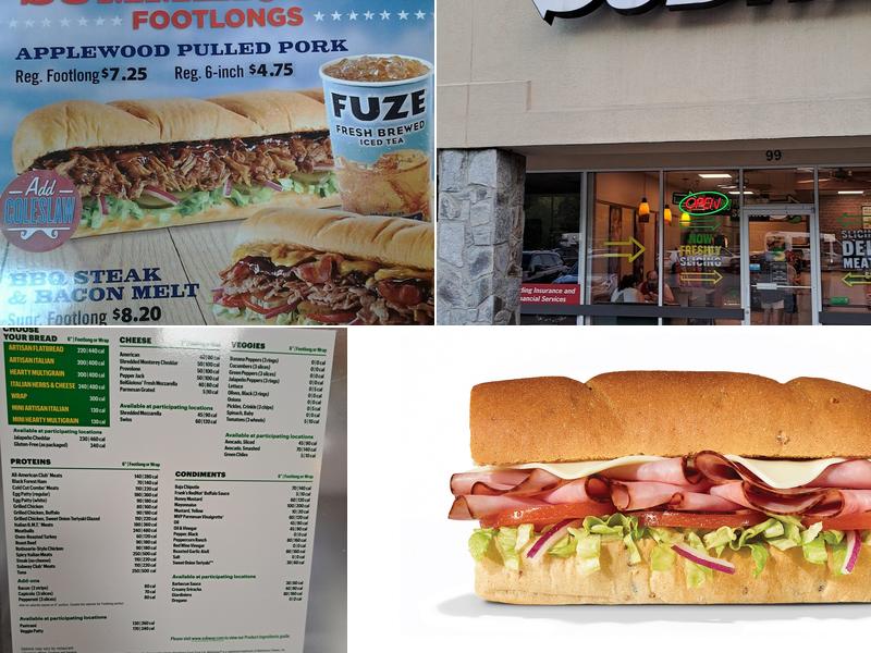 Subway Menu