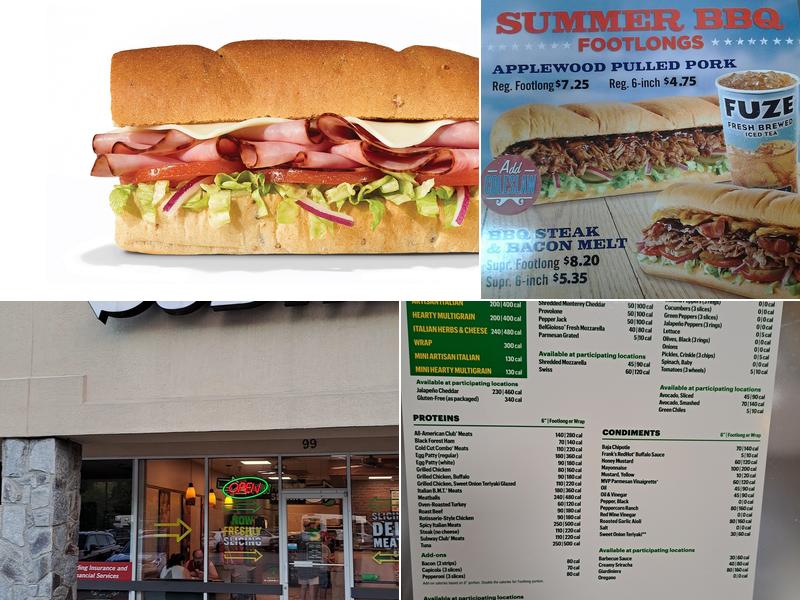 Subway Menu