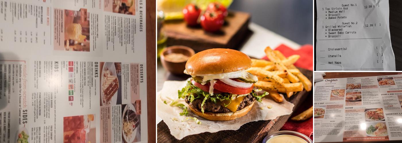 Cheddar's Scratch Kitchen Menu