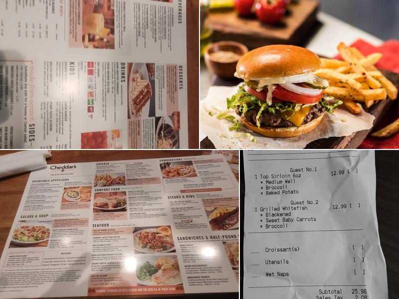 Cheddar's Scratch Kitchen Menu
