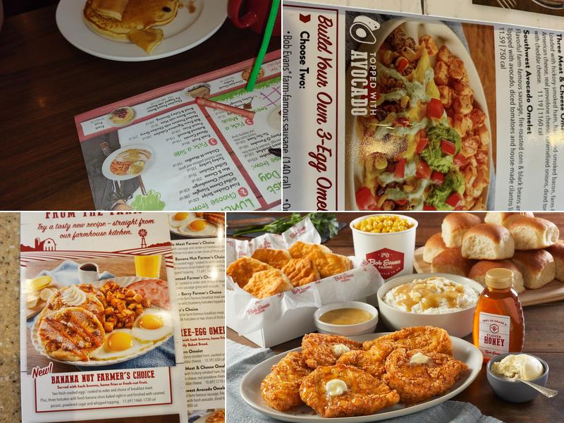Bob Evans Menu
