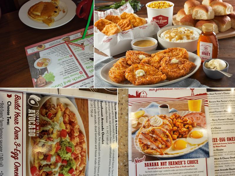 Bob Evans Menu
