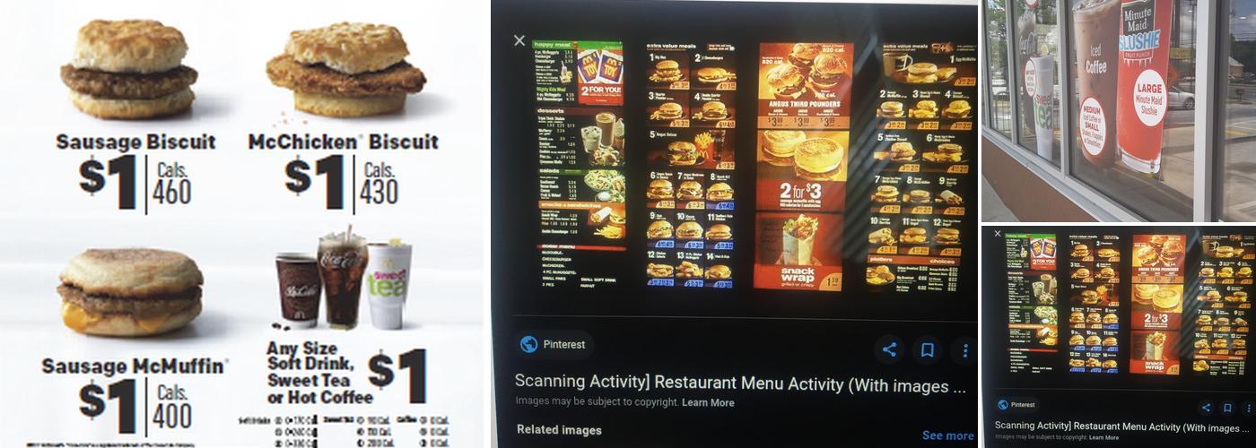 McDonald's Menu