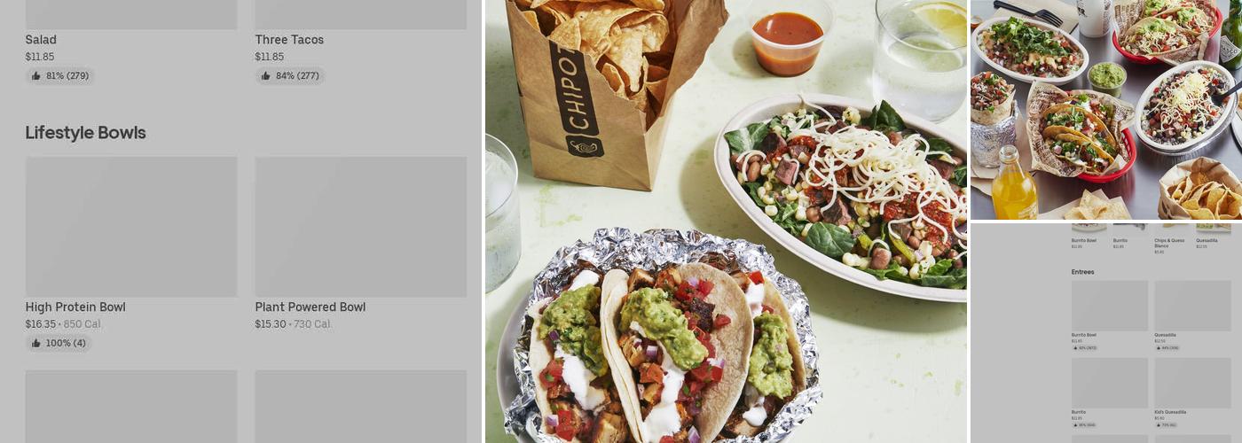 Chipotle Mexican Grill Menu