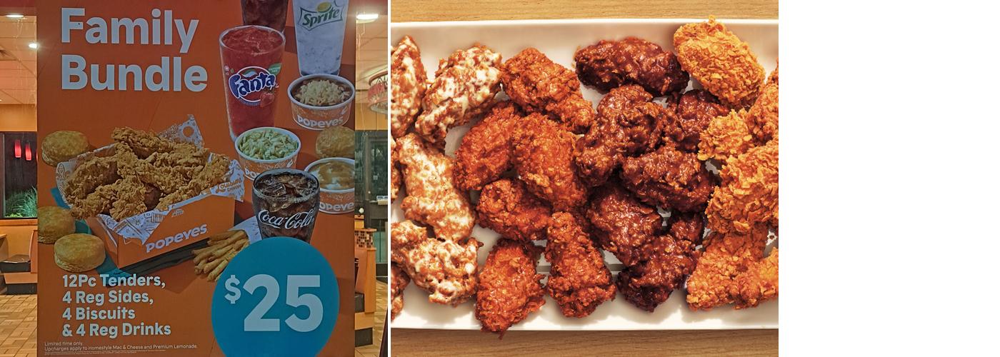 Popeyes Louisiana Kitchen Menu