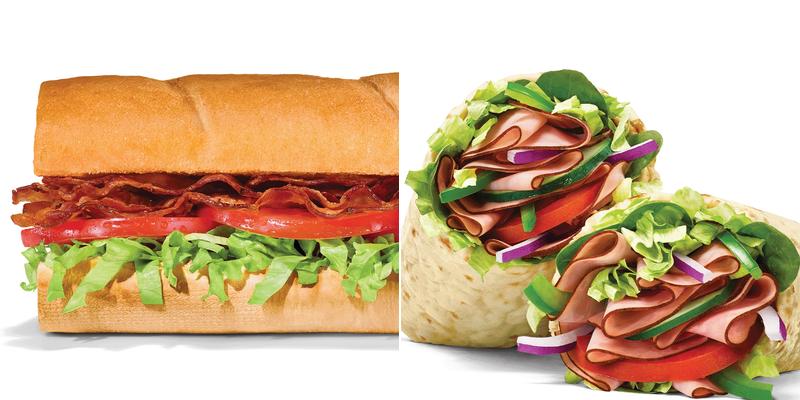 Subway Menu