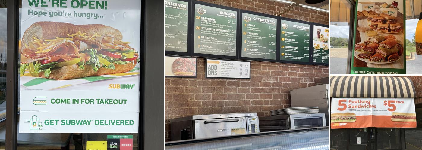 Subway Menu