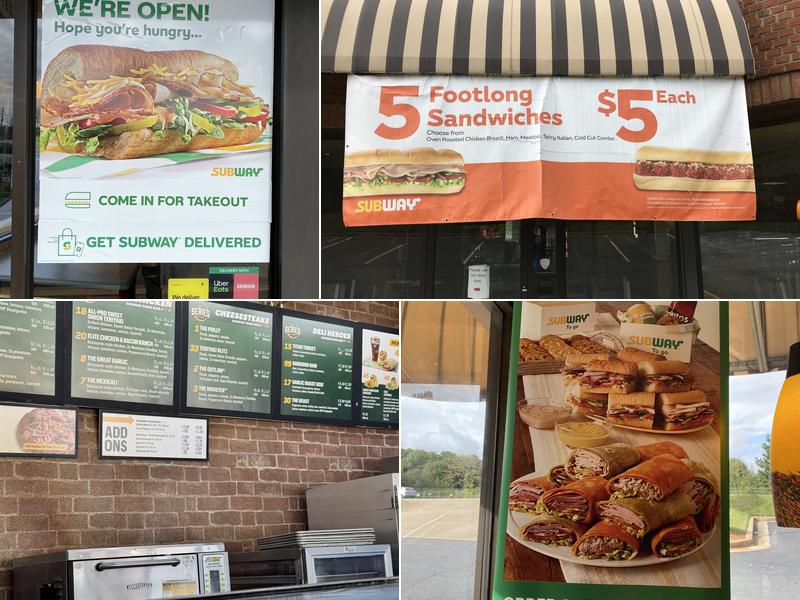 Subway Menu